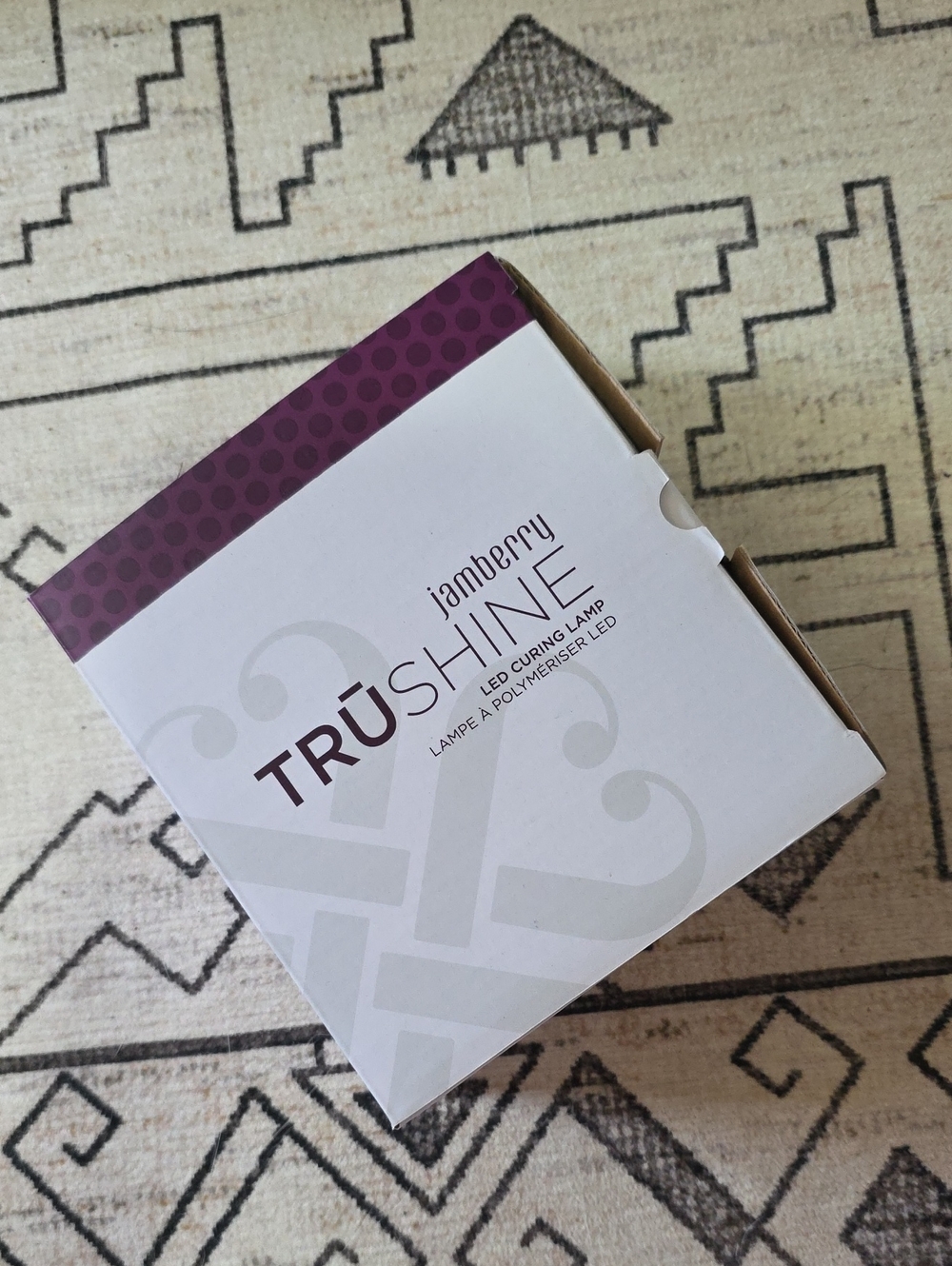 Jamberry TRUShine LED Curing Lamp in Purple and White